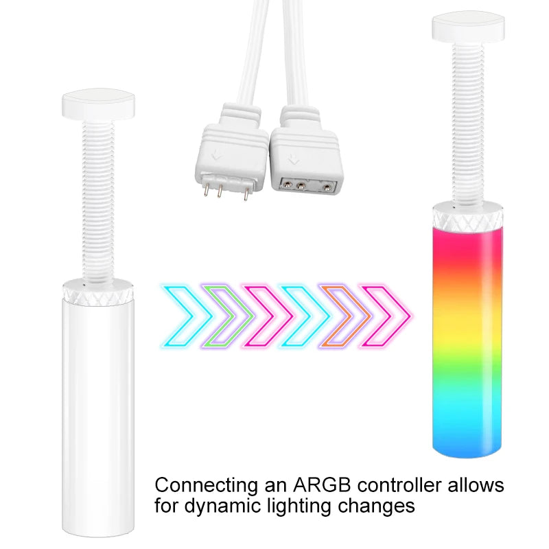 GPUHOLD 5V 3Pin ARGB Graphics Card Bracket Adjustable Telescopic Rotary GPU Brace Support Stand GPU Video Card Holder