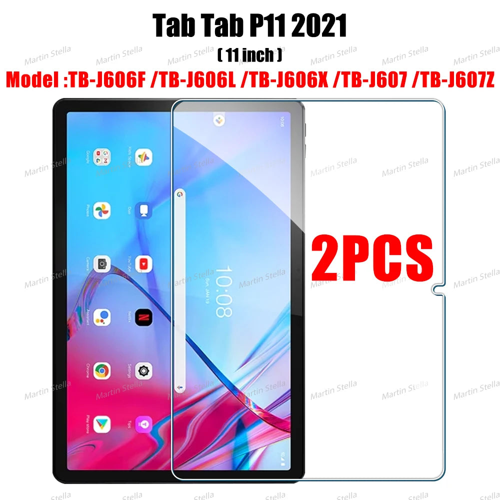 2PCS Screen Protector Tempered Glass for Lenovo Tab M10 Plus 3rd 2nd 1st Gen M11 P11 Pro Tablet Lenovo Film