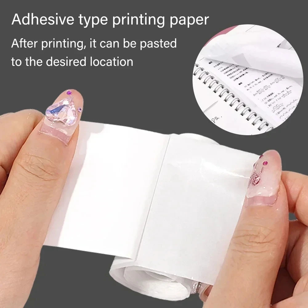 Printing Paper Convenient For Pocket Printers Student Wrong Question Thermal Bluetooth Mobile Phone Photo Data Note Print Camera