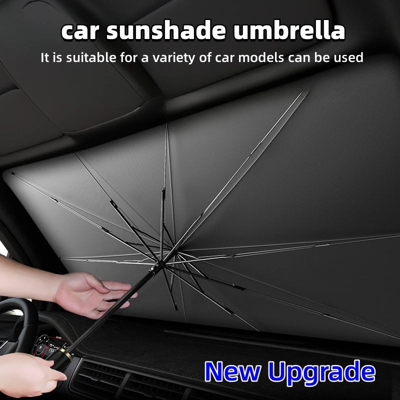Car Sunshade Windshield Umbrella Front Sun Shade Parasol Foldable Summer Protection Car Heat Insulation Car Accessories