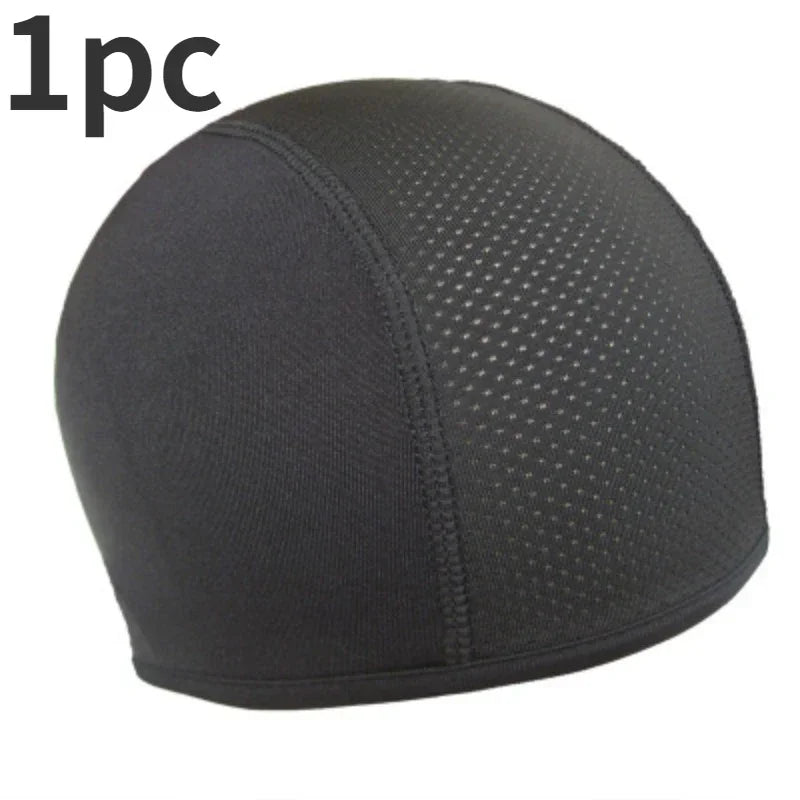1/2pcs Motorcycle Helmet Inner Cap Hat Quick Dry Breathable Hat Racing Cap Under Helmet Beanie Cap Motocross Motor Helmet Hat