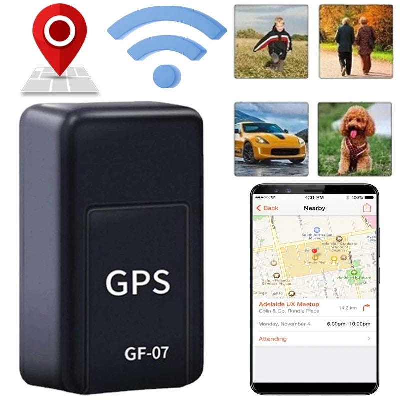 GF07 Mini GPS Tracker Car GPS Position APP Strong Magnetic GPS Tracking Device Anti-lost Vehicle GPS Locator