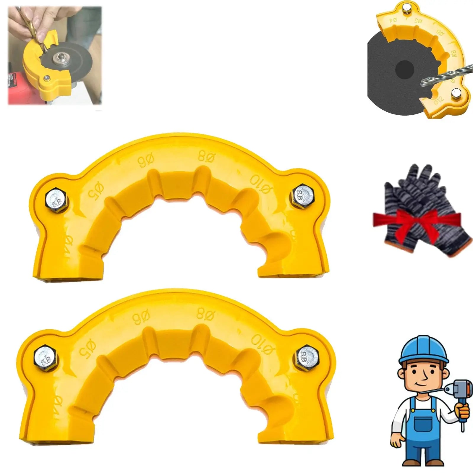 Galacok New drill sharpener MAX 6 in 1 multi-specification drill grinding tool waste drill grinding and polishing auxiliary tool