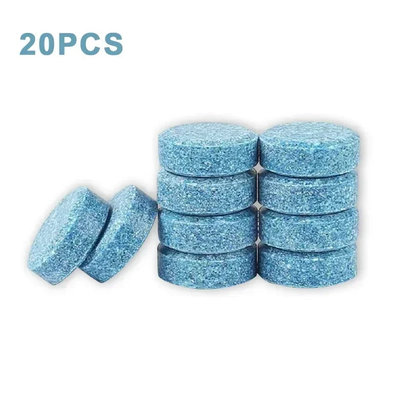 2-100PCS Solid Car Windshield Cleaner Effervescent Tablets Windscreen Window Glass Dust Wiper Car Cleaning Tool Car Accessories