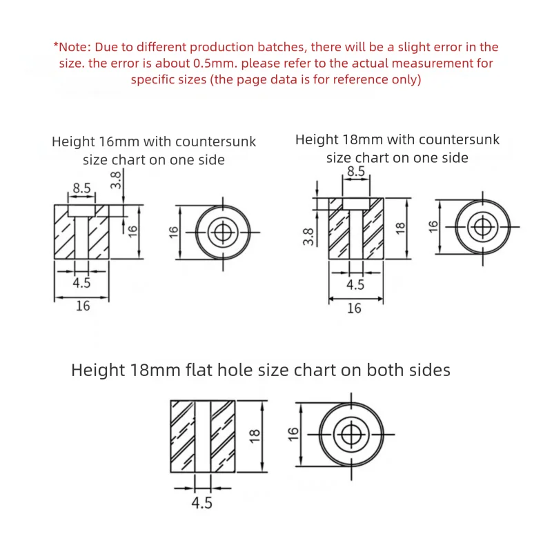 4pcs 3D Printer Silicone Solid Spacer High Temperature Hot Bed Leveling Column for CR10 10S Ender3 3S 3 Pro 3 V2 3d Priter Parts