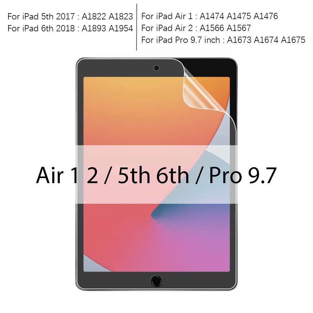Matte Screen Protector For iPad Air 5 4 3 2 9.7 10.5 2021 Like Paper Film Pro 11 12.9 2022 10.2 8th 9 9th 10th Gen Mini 6 Write