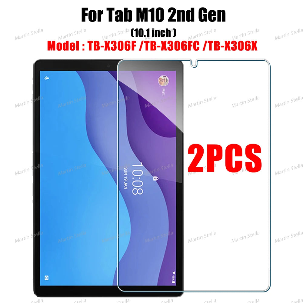 2PCS Screen Protector Tempered Glass for Lenovo Tab M10 Plus 3rd 2nd 1st Gen M11 P11 Pro Tablet Lenovo Film