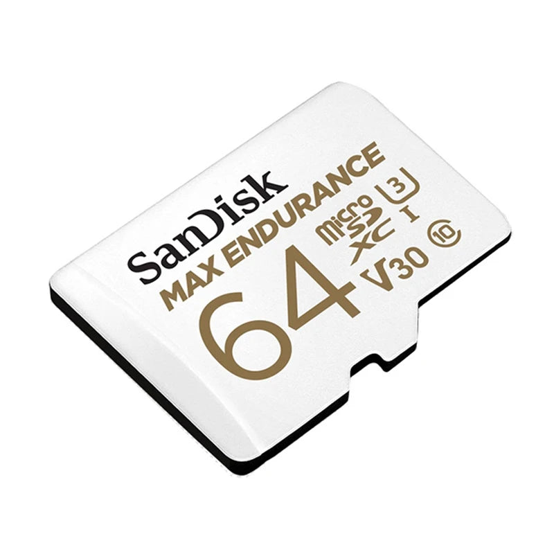 SanDisk MAX ENDURANCE Micro SD Card 32GB 64GB 128GB 256GB High-speed Reading and Writing Video Surveillance U3 V30 4K for Drones