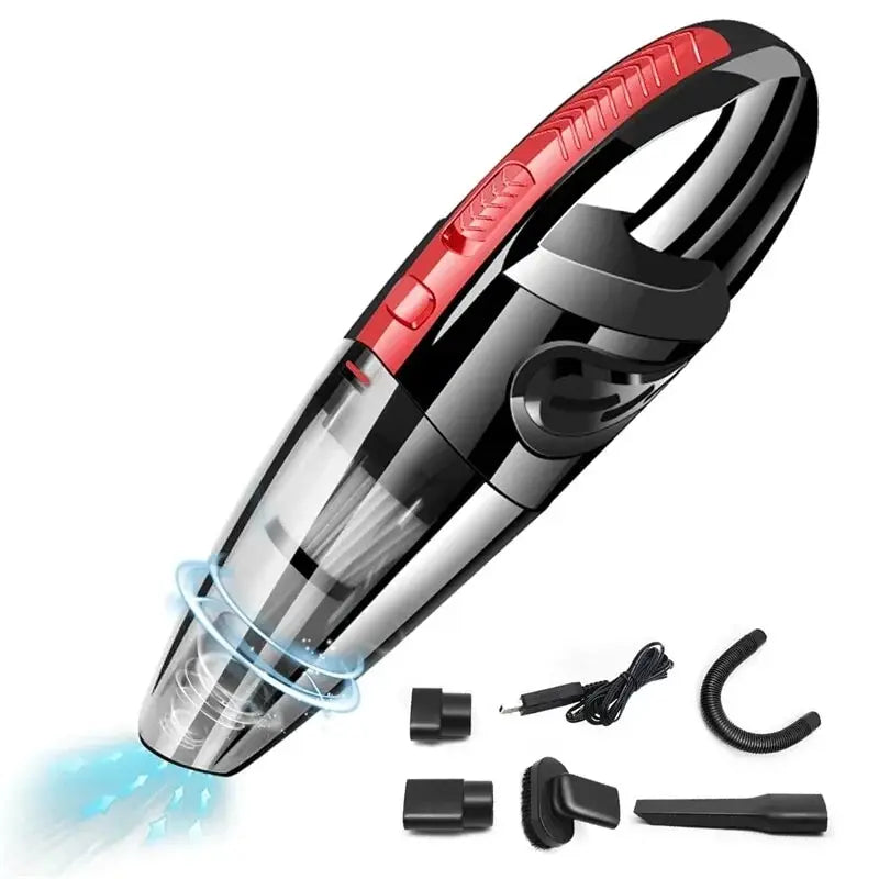 Portable Wireless Vacuum Cleaner Powerful Suction Rechargeable Handheld Vacuum Cleaner Quick Charge for Car Home Pet Hair