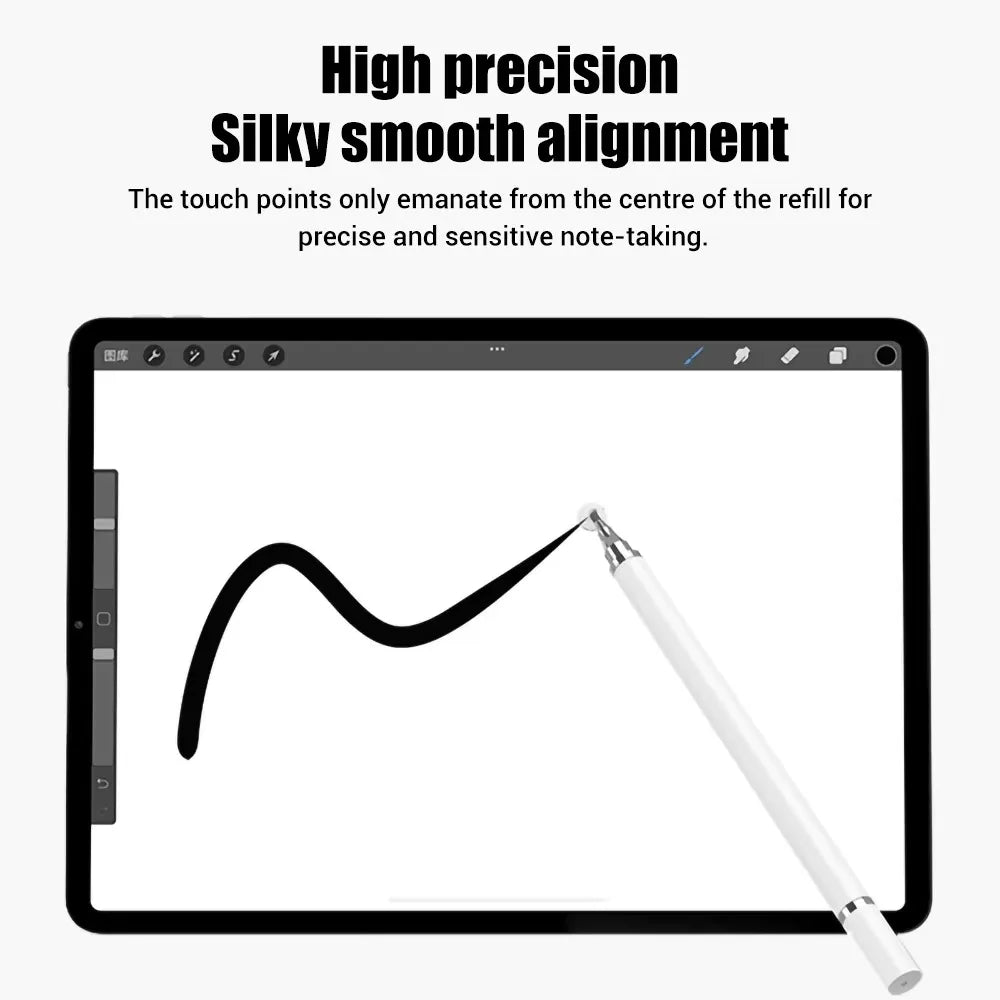 2 in 1 Universal Stylus Pen For Tablet Mobile Android ios Phone iPad Accessories Drawing Tablet Capacitive Screen Touch Pen