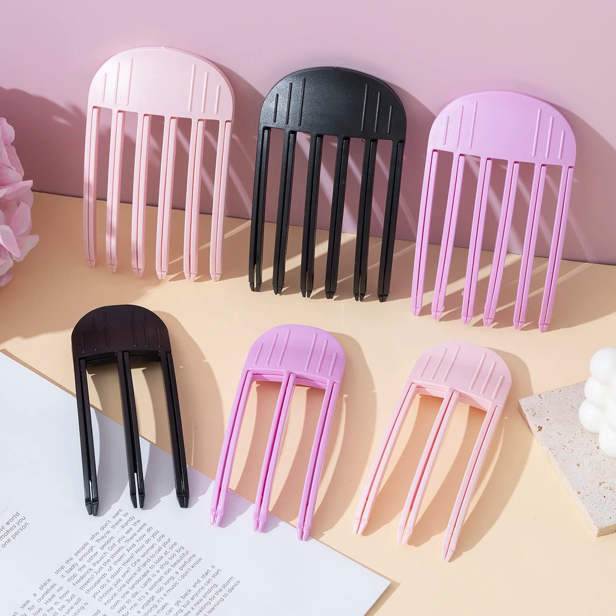 Fluffy Hairpin Curling Bangs Clips Hair Roots Volumizing Hair Clips Women Curling Fixed Shape Clips Fashion Volume Hair Roller