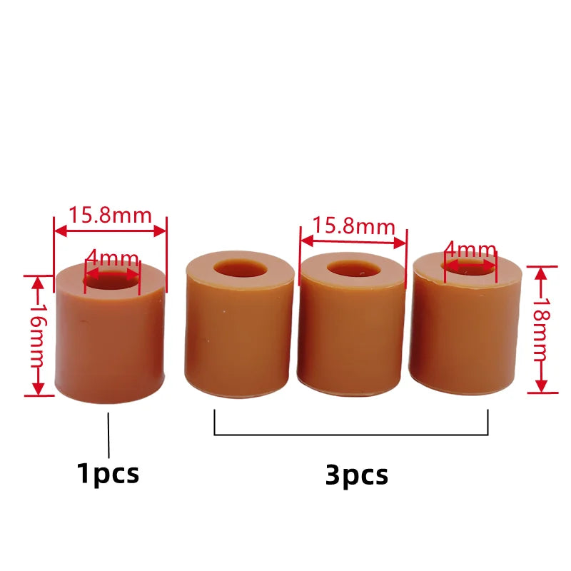 4pcs 3D Printer Silicone Solid Spacer High Temperature Hot Bed Leveling Column for CR10 10S Ender3 3S 3 Pro 3 V2 3d Priter Parts
