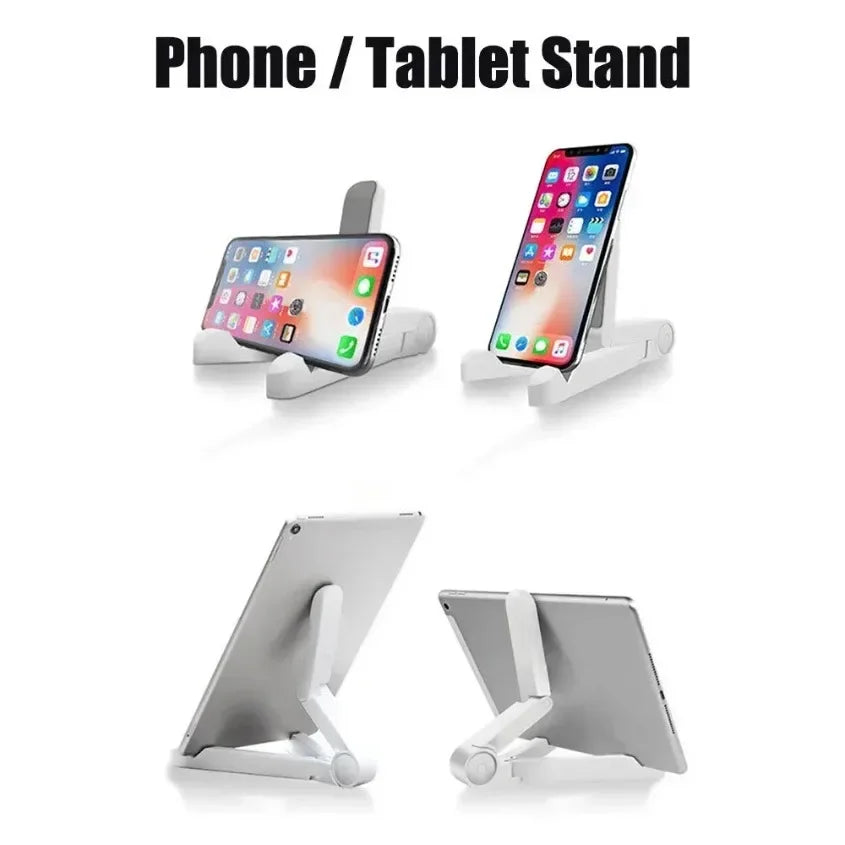 Portable Tablet Phone Folding Triangular Phone Stand Easy To Carry Mobile Phone Fixed Tablet Stand For Samsung Xiaomi iPad Stand