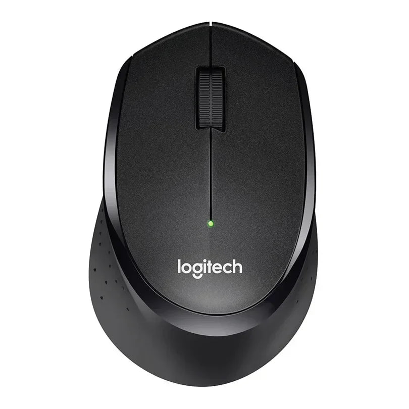 Logitech M330, Ergonomic, Fits The Curve of The Right Hand, Comfortable Grip, Wireless Convenient Operation, Office Efficiency.