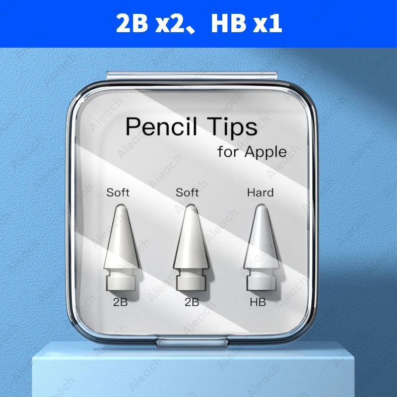 Double Layer Tip For Apple Pencil Pen Nib For Apple Pencil 1st 2nd Generation 2B HB 2.0 3.0 Soft Hard iPad Pencil Accessories