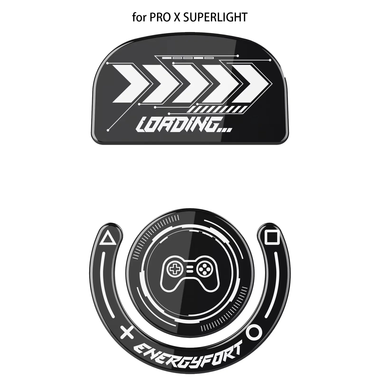 Glasses Mouse Feet Skates For Logitech G PRO X SUPERLIGHT Sticker Rounded Curved Edge GPXS Glide Feet For FPS MOBA Games