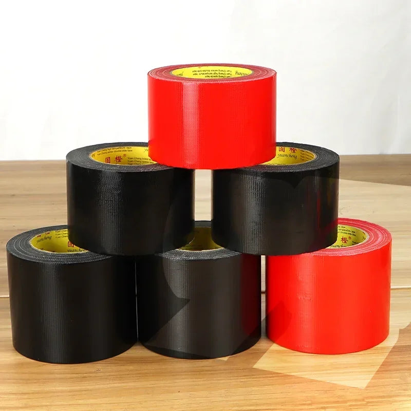 Super Adhesive Fabric Duct Tape (1 Roll) - Waterproof, Leaves No Glue for E-Bike Seat, Tarpaulin & Tent Repair
