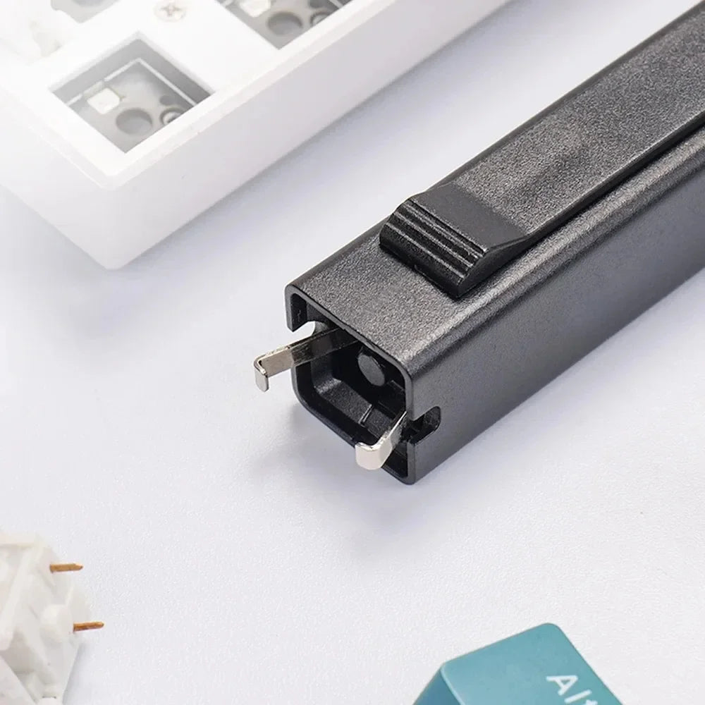 2 In 1 Switch Puller Keycap Puller Key Switch Keycap Puller for Mechanical Keyboard Gaming Keyboard Switches DIY Cleaning Tool