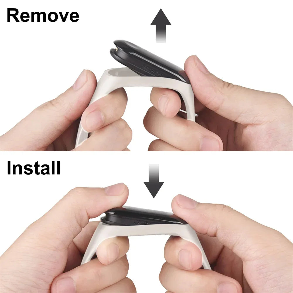 official Silicone Strap For Xiaomi Mi Band 4 5 6 7 Bracelet Sport Watch Wristband Miband4 miband7 Correa Mi band 3 4 5 6 7 Band