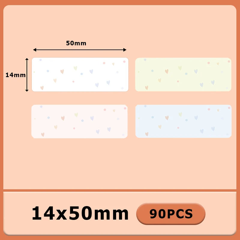 1Roll P12 P15 Thermal Label Sticker 12mm*40mm tape Compatible Phomemo D30 Q30 Marklife P11 P50 L12 DELI Q2 Labeller