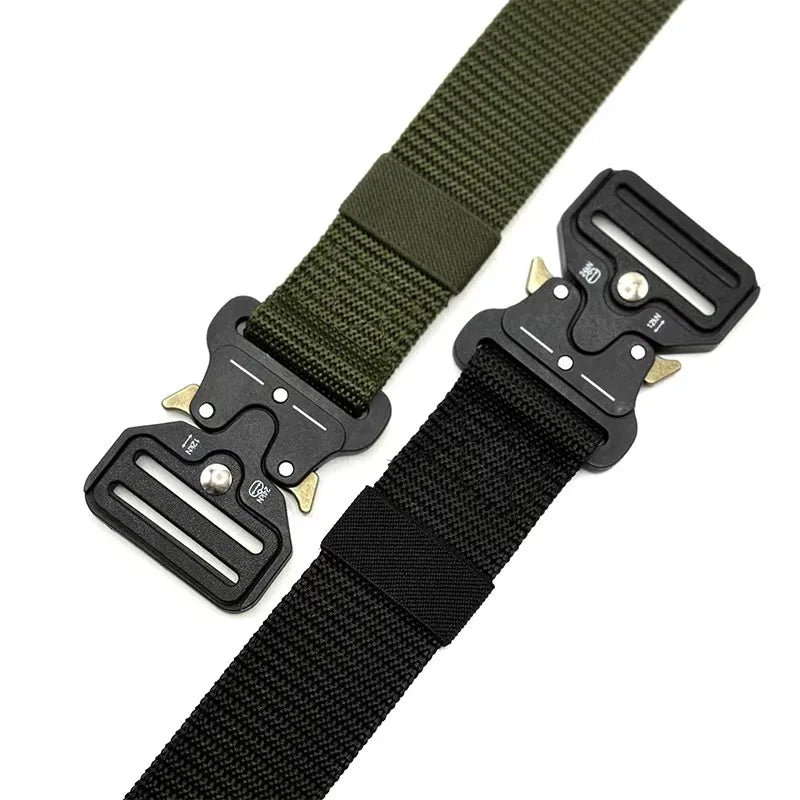 Outdoor Hunting Tactical Multi-Function Combat suryival canvas For Nylon Male Luxury Belts Neutral Belts