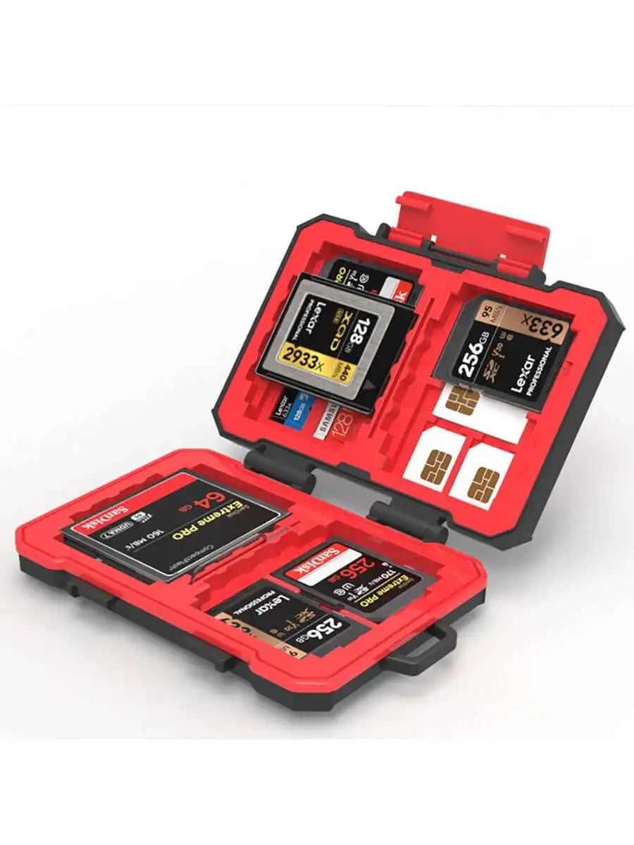 LP-E8 SD Card Holder Micro SD Card Case Waterproof Memory Card Storage Box Organizer Shockproof with environment ABS