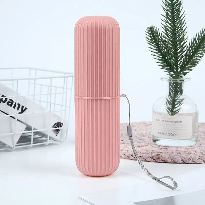 Portable Toothpaste Toothbrush Protect Holder Case Travel Camping Storage Box Organizer Travel Toiletries Storage Cup New Creat