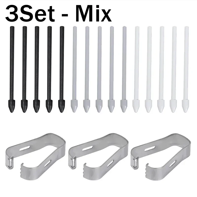 Replacement Pencil Tips for Samsung Galaxy Tab S6 S7 S21 S22 S23 S24 Note 10 20 S Pen SPen Nibs with Removal Tweezer Refill Set