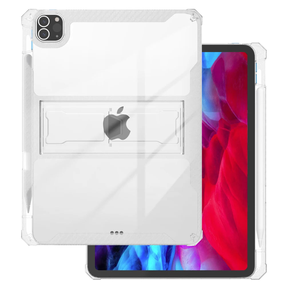 For iPad Case 2022 Pro 11 10th Generation 10.9 Air 5 4 10.2 7/9th 2021 Mini 6 10.5 2018 9.7 5th 6th 12 9 Transparent Cover Funda