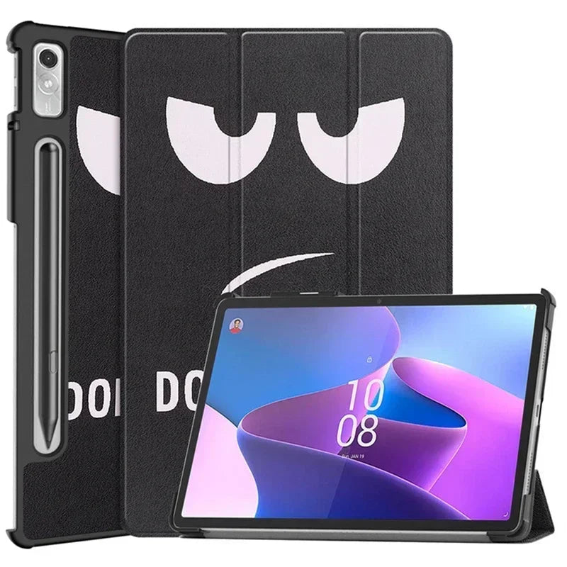 for Lenovo Xiaoxin Pad Pro 12.7 inch 2023 TB-370FU Tri-Folding Stand Smart Tablet Case For Lenovo Tab P12 Case 12 7 Cover funda