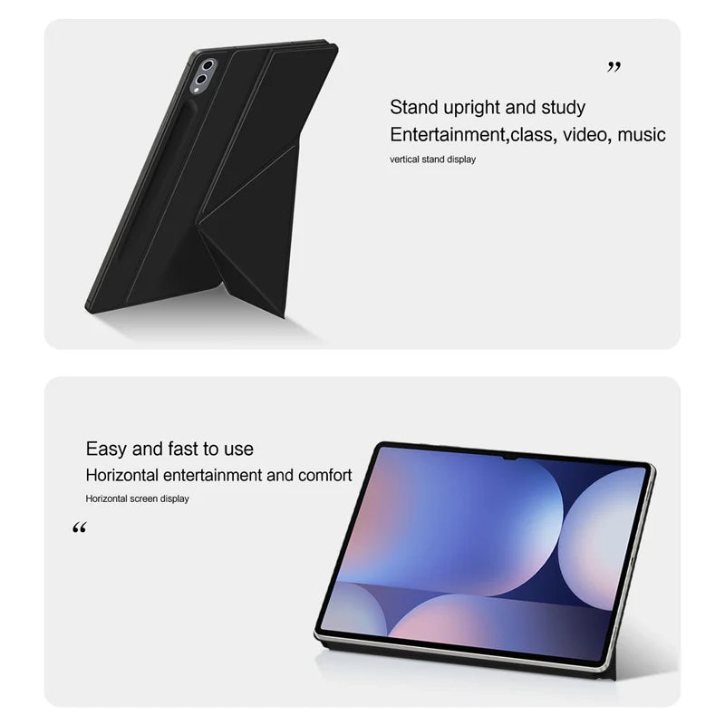 Magnetic Case For Samsung Galaxy Tab S10 Ultra 14.6 S10 FE Plus 13.1" S10+ S9+ 12.4" S9 FE 10.9 S8 S7 11 inch Tablet Smart Cover
