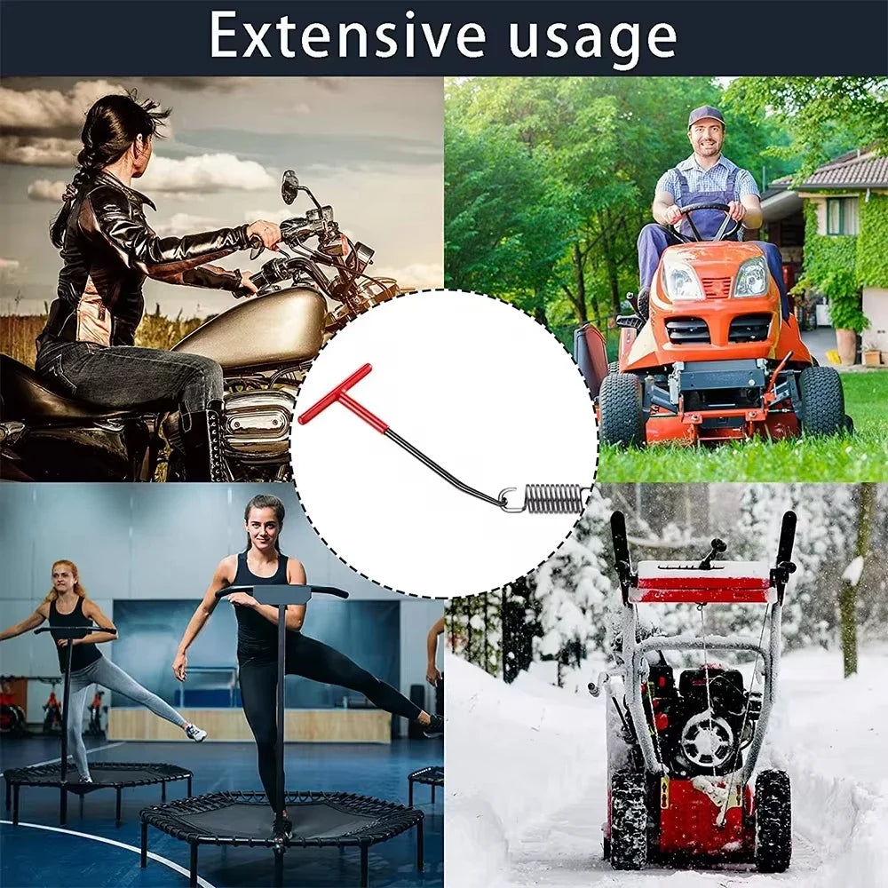 ISGTDRM Motorcycle Exhaust Spring Hook T Shaped Handle Exhaust Pipe Spring Puller Installer Hook Repair Tool for Springs Removal