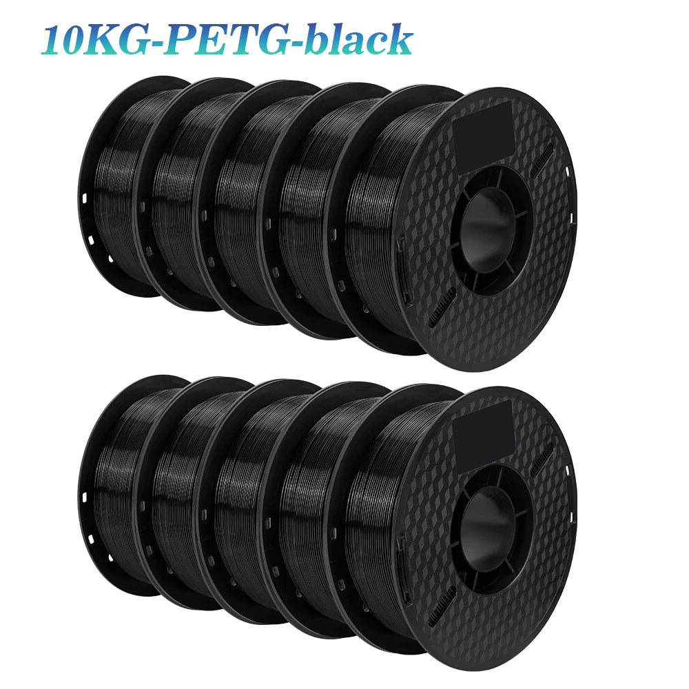 10KG PLA Filament PETG 3d Filament 1.75mm For 3D Printer Filament 10rolls/set Mixed colors and materials FDM Printing Fast Ship