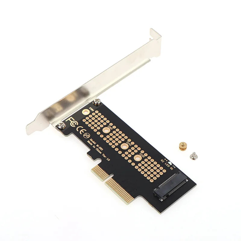 M.2 NVME SSD  to PCIe 4.0 Adapter Card 64Gbps M-Key PCIe4.0 X1 X4 For Desktop PC PCI-E GEN4 Full Speed