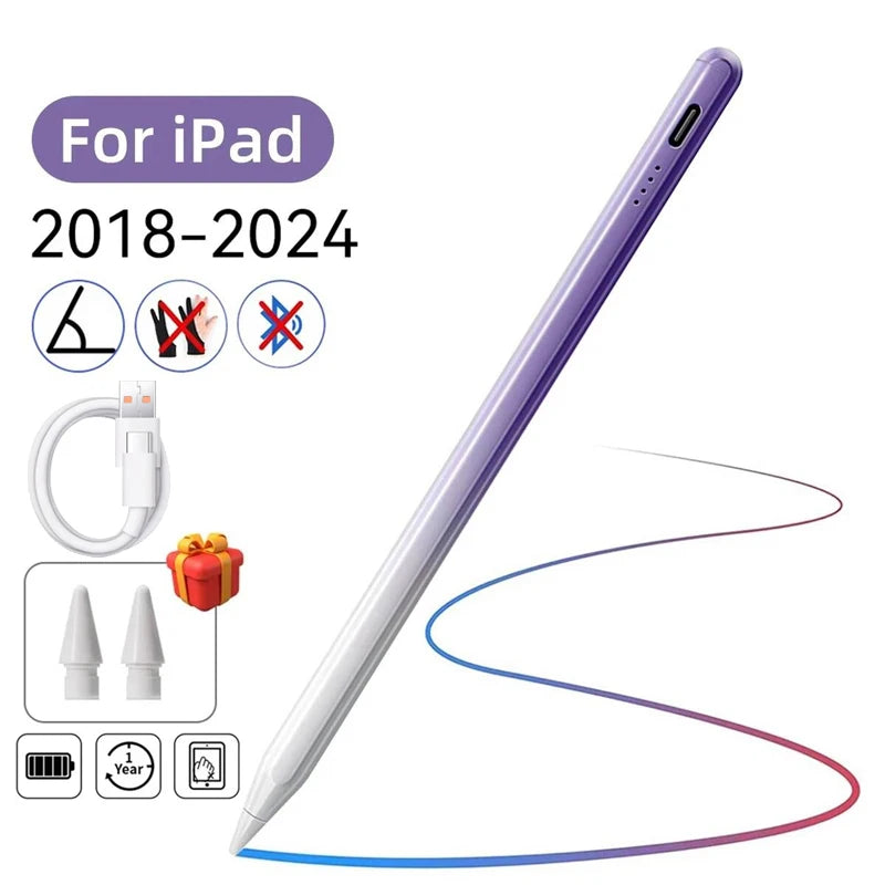 For Apple Pencil 2 1 Palm Rejection Power Display iPad Accessories iPad 2022 2021 2020 2019 2018 Pro 11 12.9 Air Mini Stylus Pe