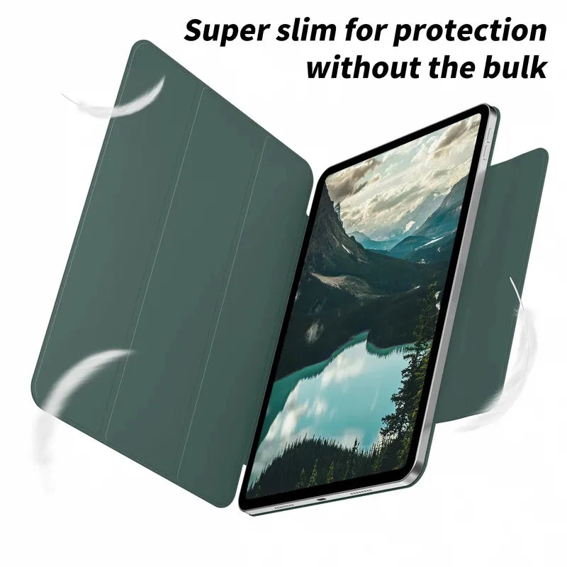 For 2025 iPad11  A16 10 10.9 2022 Pro 11 12.9 Inch Magnetic Case iPad Air4 5 10.9 Mini 6 8.3 Inch With Magnetic Detachable Cover