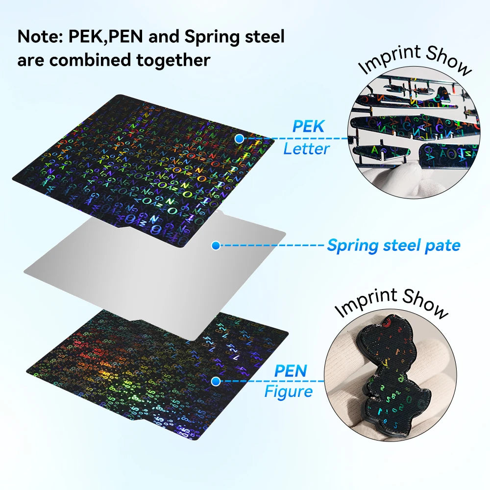 Bambu Lab Build Plate X1carbon PEI Plate smooth bamboo plate lab 257x257mm build plate A1 X1 For bambu lab P1S P1P smooth pei