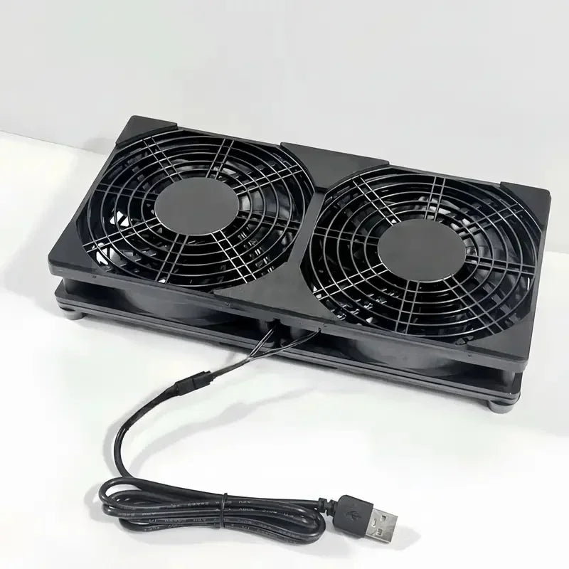 LDPCSJ 120mm 240mm Silent USB Powered DC 5V Router Cooling Fan for DIY PC TV Box with Screws And Protective Cover Wireless Quiet