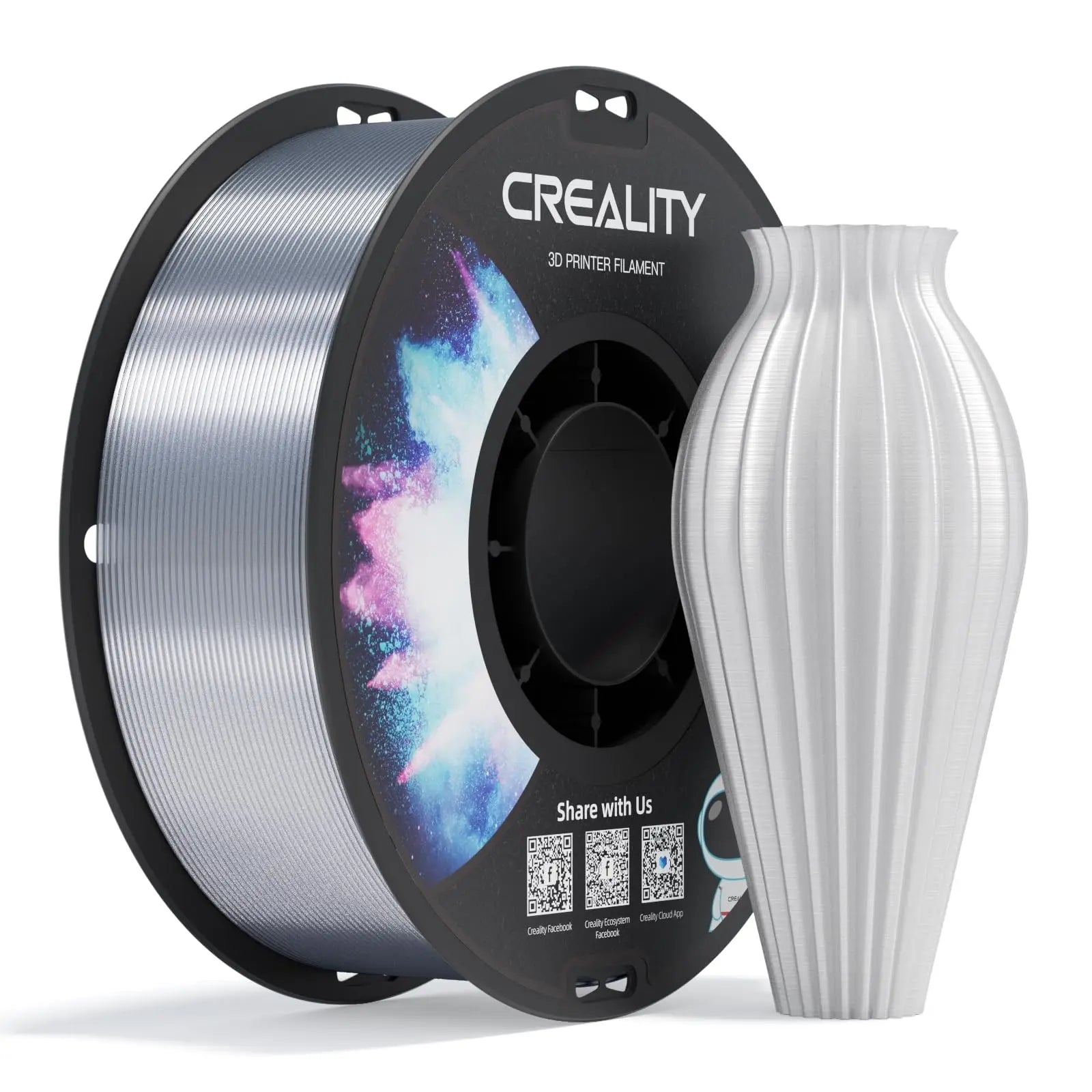 Creality Official PETG 3D Printer Filament 1.75mm 12 rolls Bundle  High Precision Strong Toughness Odorless Flow Moistureproof