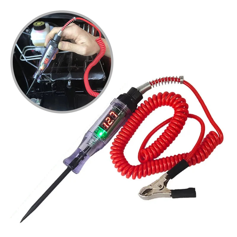 Auto Car  Car Truck Voltage Circuit Tester 6v 12v 24v   Diagnostic Probe Test Pen Light Bulb Electric Measuring Pen Repair Tools