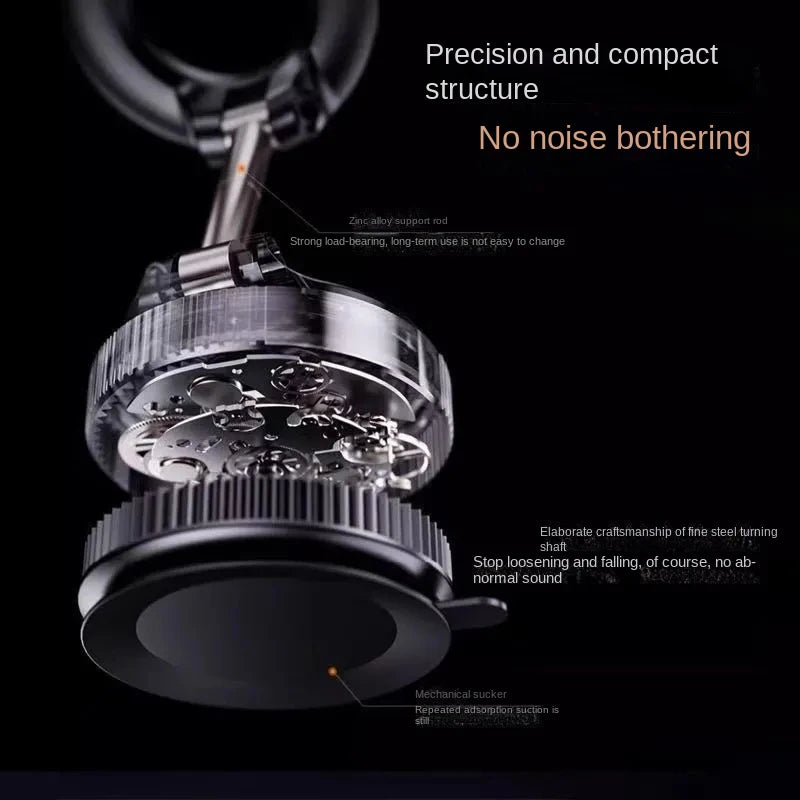 Car Mount Vacuum Magnetic Holder Foldable Strong Suction Stand For Cell Phone For iphone 16 15 12 13 14 Live Streaming