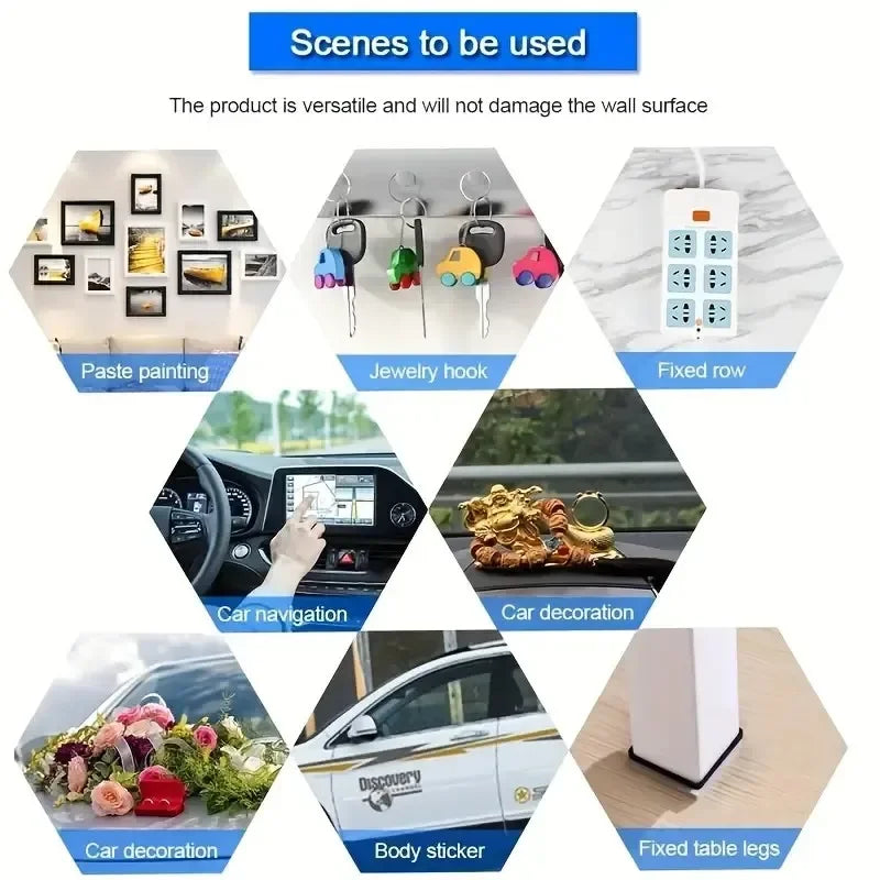 1 Roll Transparent Double Sided Nano Tape, Waterproof Wall Stickers, Reusable Heat Resistant home improvement