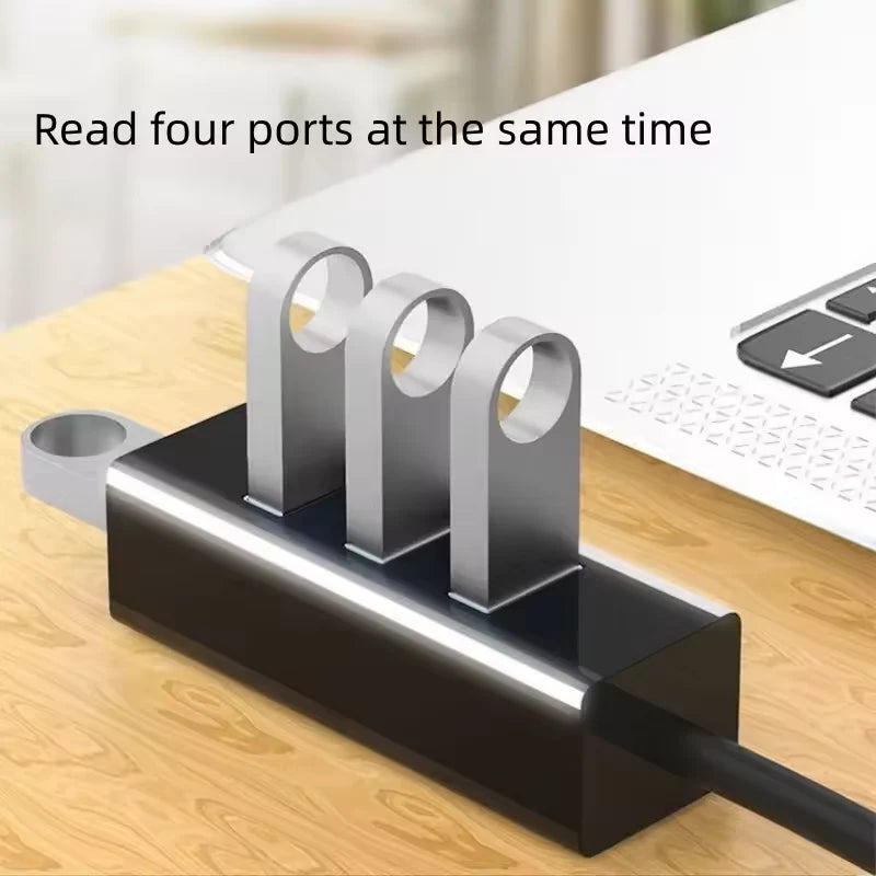 Hub USB Multi Expander Hub USB Splitter Power Adapter High Speed 4 Port In One for PC Computer Accessories