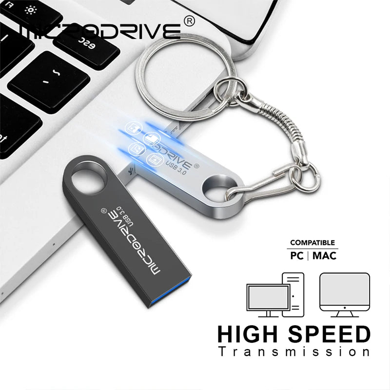 metal USB 3.0 Flash Drive 128gb 256GB 512GB flash disk New arrival Pendrive 32gb 64gb USB Flash USB Disk memory stick