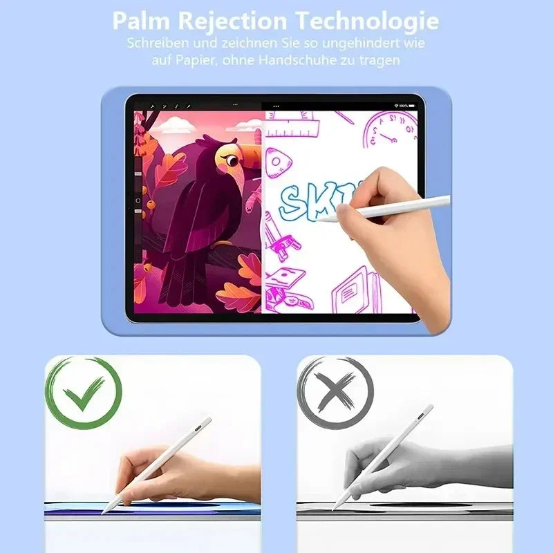 For Apple Pencil Palm Rejection Power Display iPad Pencil Pen For iPad 2025 2024 2023 2022 2021 Pro Air Mini Specific Stylus
