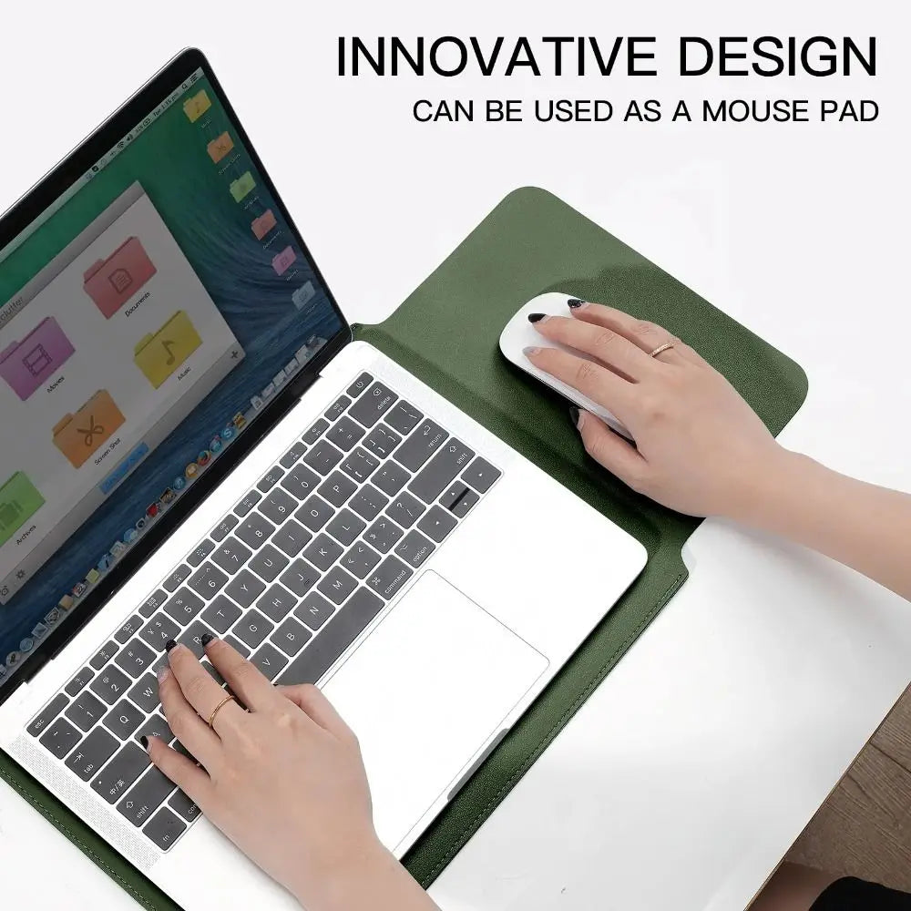 11 13 14 15 inch Ultra Thin PU Leather Ultrabook Cover Laptop Sleeve Case Shockproof Notebook Bag for HP/Dell/Surface