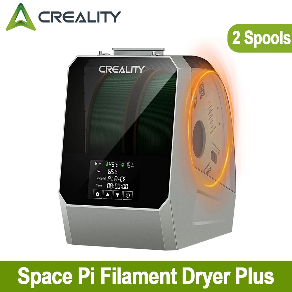 Creality Space Pi Filament Dryer Plus Drying Box Upgraded Two Rolls Drying Dehydrator for 2KG Filament 360° Hot-air heating