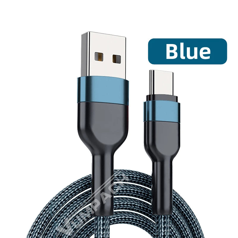 Fast usb c cable c type c cable Fast Charging Data Cord Charger For Samsung s21 xiaomi Vivio Iphone 16 15 Huawei Charging Cable