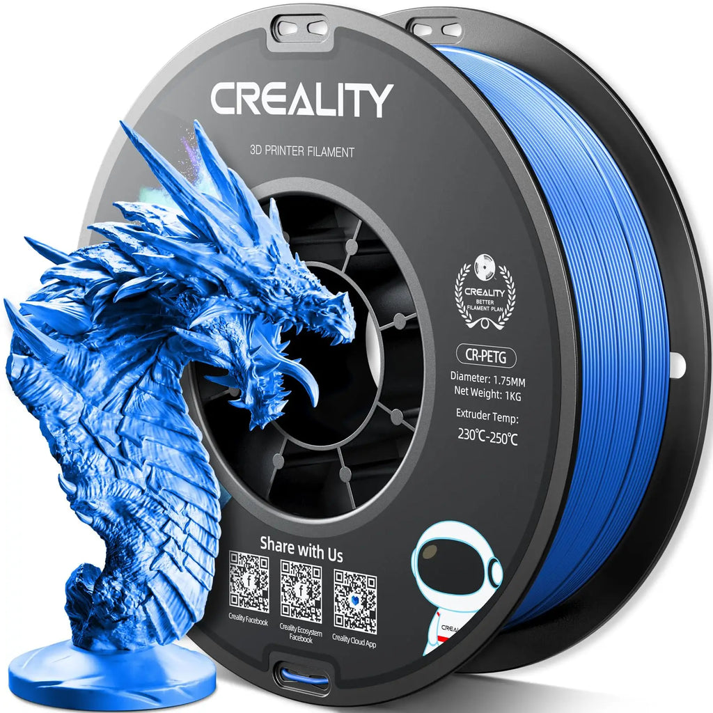 Creality Official PETG 3D Printer Filament 1.75mm 12 rolls Bundle  High Precision Strong Toughness Odorless Flow Moistureproof