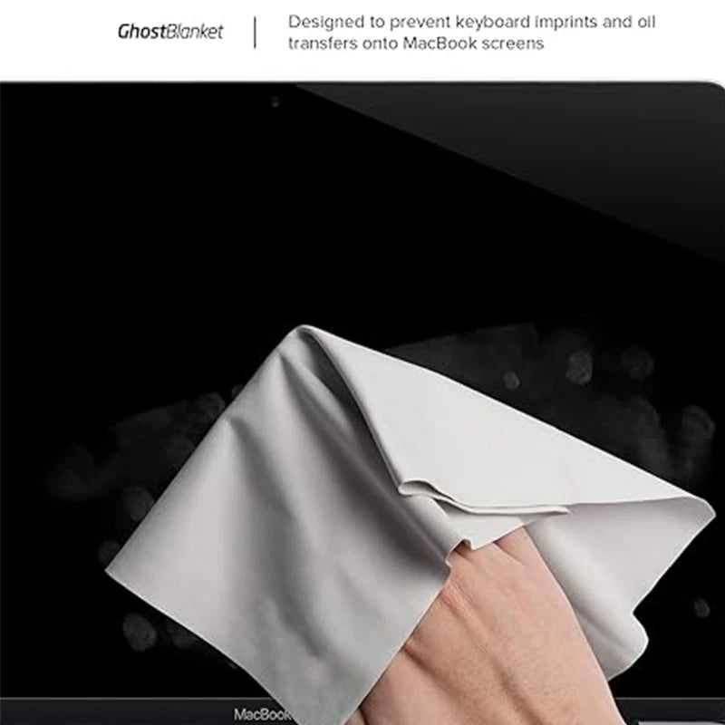 Cubierta de manta para teclado de Palma de port¡til, pelicula protectora de microfibra aprueba de polvo, pafo de limpieza de pan